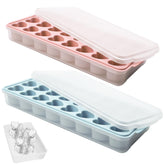 FOSOE heart-shaped ice tray with lids for leak-proof storage