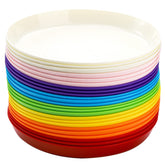 Frcctre kids plates 7-inch colorful set for everyday meals with durable, kid-friendly design.