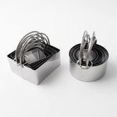 FREESHU cookie cutters set with handles for easy gripping and nesting storage