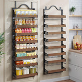 Freexployer 8-Tier Spice Rack wall-mount arc design for sleek, organized spice storage.