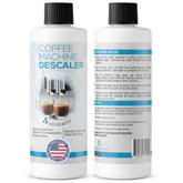 FreshFlow descaling two-bottle pack ready for universal machine compatibility.