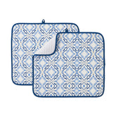 FreshMint grid-design dish drying mat protects countertops and dries efficiently