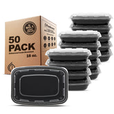 Freshware 50-pack meal prep container for organized portion-controlled lunches.