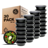 Freshware meal prep bowl 30-pack, ideal for portion-controlled lunches and batch cooking.
