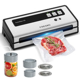 FRESKO vacuum sealer with automatic bag detection for hands-free sealing and preserved freshness.