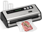 FRESKO vacuum sealer front view showing compact kitchen design and straightforward use