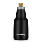 Frost Buddy Chubby Buddy black bottle cooler for Mexican beers on the beach, keeping drinks cold
