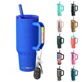Frost Buddy Thicc Buddy front view in Royal Glitz, 40 oz capacity for hydration on the go