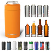 Frost Buddy universal can cooler five sizes in one, portable for any drink.