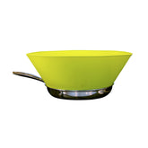 Frywall 12 Inch Large Green Splatter Guard on pan to reduce mess