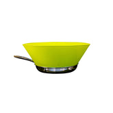 Frywall 8 (Small) Green Splatter Guard protecting a stovetop while frying.