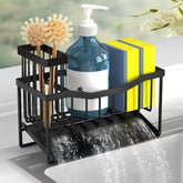 Fssvcd Maifan sink caddy with sponge holder, top view keeping sponges dry and accessible.