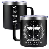 Fufendio Fourth Wing mug with dragon design for cozy fantasy reading sessions