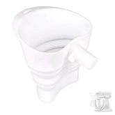 Fukaisu flour funnel tilt-head design for precise pouring into the mixer bowl