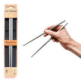 Full Windsor Magsticks magnetic connection keeps chopsticks together for easy storage.