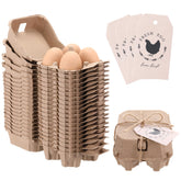 Fullhawl 24-pack egg cartons front view for secure fridge storage.
