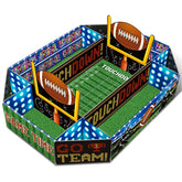 Fullhawl football snack tray large with nine compartments for organized snacks.