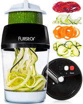 Fullstar 4-in-1 spiralizer with multiple cut styles for veggie noodles.