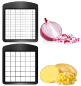 Fullstar large dice blade for potatoes delivers consistent chunks.