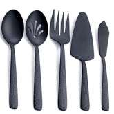 Fullyware stainless steel large serving spoon with matte finish for elegant serving