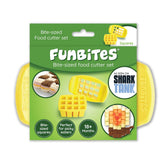 FunBites sandwich cutter shapes yellow squares for kid-friendly lunches
