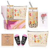 FUNICGIF grandma gifts basket drinking glass showcases Cool Grandma Club for daily hydration.
