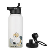 Funkrin 32oz bottle with spout lid for fast hydration on the go.