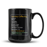 Funny Mugs LOL MMO mug Level 110 front view, ideal for gaming mornings