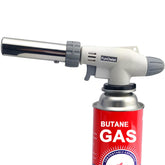FunOwlet butane torch with piezo ignition for precise kitchen flame control