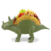 Funwares Tricerataco front view showing playful two-taco holder for family meals.