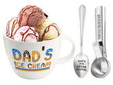 FUTBU Dad ice cream bowl set for generous servings and family moments.