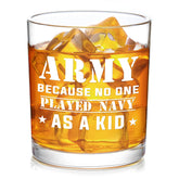 Futtumy Army 10oz whiskey glass for a smooth pour and relaxed sip