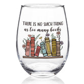 Futtumy book lovers wine glass 17oz, ideal for cozy reading moments.
