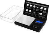 Fuzion Digital Pocket Gram Scale front view shows a slim, portable tool for precise measurements.