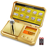 Fuzion Gram Scale with dragon-embossed cover for stylish, precise weighing