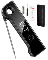 FVFV 2025 meat thermometer with instant-read display for grilling and roasting