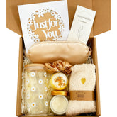 FXK gift box glass cup with bamboo lid for relaxing tea moments