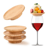 FZMEHL wine glass topper close-up showing premium protection against moisture