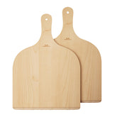 G.a HOMEFAVOR 12-inch birch pizza peel with wood handle for easy oven transfers.