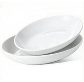 Gacoree oval platter large turkey presentation with deep rim for sauces