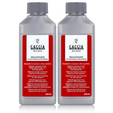 Gaggia decalcifier two-bottles pack keeps espresso equipment in peak condition.