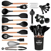 Gaixvny 34-piece utensils collection for versatile cooking tasks.
