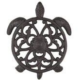 GASARÉ cast iron trivet with sea turtle design protecting surfaces while hosting hot dishes