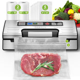 Gasbye vacuum sealer showing strong suction for airtight sealing