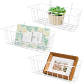 Gddochn three-piece wall-hanging wire baskets for compact kitchen organization