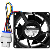 GE WR60X26866 evaporator fan motor close-up, durable materials for reliable cooling