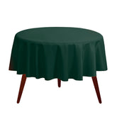 Gee Di Moda round tablecloth draped on table for elegant entertaining and spill protection