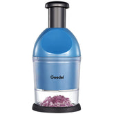 Geedel Food Chopper blade action enables swift, precise chopping for faster meal prep
