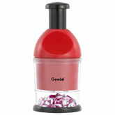 Geedel Food Chopper front view showing compact design for quick prep