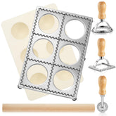 Geetery 6-holes ravioli mold for fast homemade ravioli
